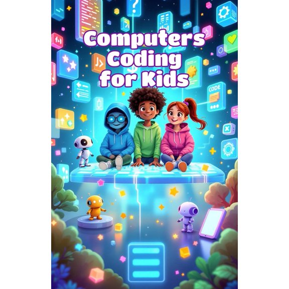Computer Basic for Kids Computers Coding for Kids: A Beginner's Guide to Algorithms, Loops, Variables, Debugging, and Screen-Free Activities for, Book 6, (Paperback)