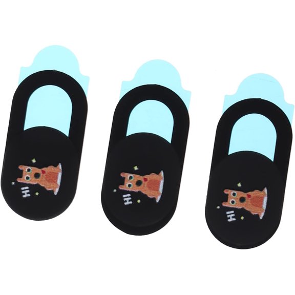 Computers Laptops 3pcs Phone Privacy Camera Hacker Pattern for Anti-Hacker Computers Cute Patch Computer Your Creative Slide Cover Dog Tablet Cellphones Webcam Computer Camera