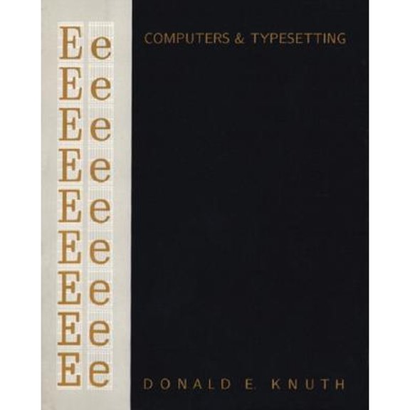 Pre-Owned Computers & Typesetting, Volume E: Computer Modern Typefaces (Hardcover) 0201134462 9780201134469