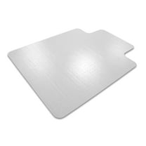 Computex® Anti-Static Vinyl Lipped Chair Mat for Carpets up to 3/8" - 36" x 48"
