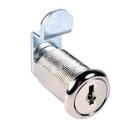 Compx National 6-Pack Cam Lock with 1-3/16" Cylinder, #C415A Keyed Alike in Bright Nickel Finish