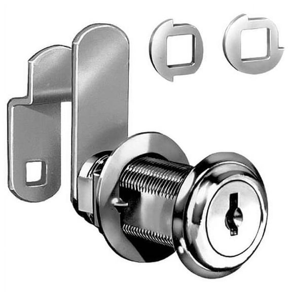 Compx National Cam Lock,For Thickness 1 7/16 in,Nickel C8060-C415A-14A