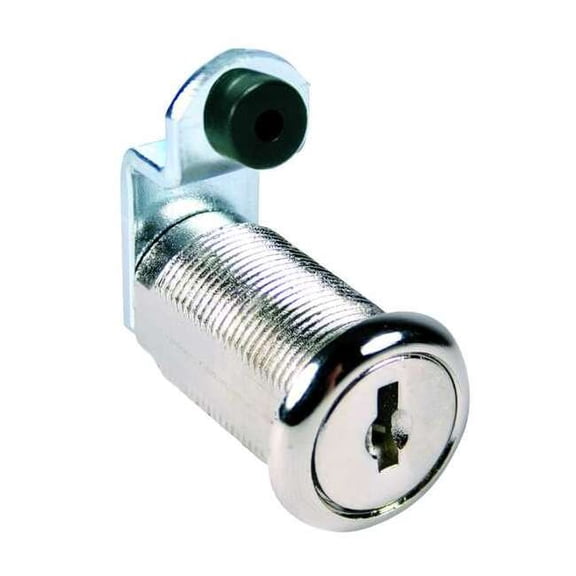 Compx National Cam Lock,For Thickness 7/8 in,Nickel C8053-C642A-14A