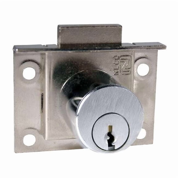 Deadbolt Latch Drawer Lock,Steel C8133-KD-26D