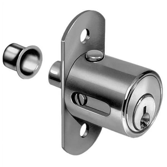 Compx National Sliding Door Lock,Chrome,Key 107 C8142-107-26D