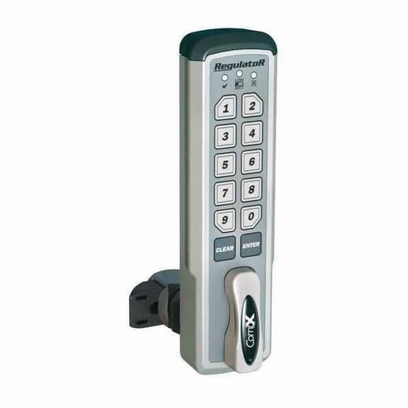 Compx Regulator Electronic Keyless Lock,Brushed Nickel REG-S-V-3