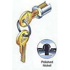 Compx Timberline C100LP-100T-14A Key Plug, Polished Nickel