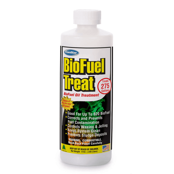 ComStar BioFuel Treat 8 oz 7-in-1 Fuel Oil Additive, Prevents Sludge
