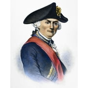 Comte De Rochambeau /N(1725-1807). Jean Baptiste Donatien De Vimeur. French Soldier. Stipple Engraving, 19Th Century. Poster Print by  (18 x 24)