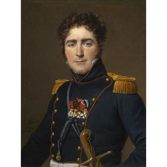 Comte Henri Amedee Mercure De Turennedaynac Painting Extra Large XL Wall Art Poster Print