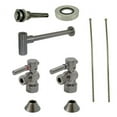 thumbnail image 1 of Comtemporary Plumbing Sink Trim Kit with Bottle Trap for Vessel Sink without Overflow Hole, Satin Nickel, 1 of 1