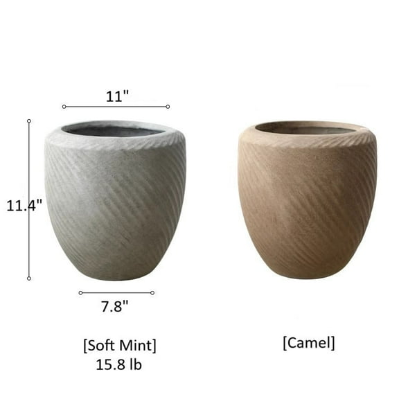 Comtemporary Swirl Planter