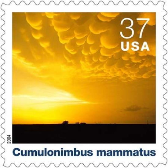Comulonimbus Mammatus Canvas Art - US POSTAL SERVICE (24 x 24)