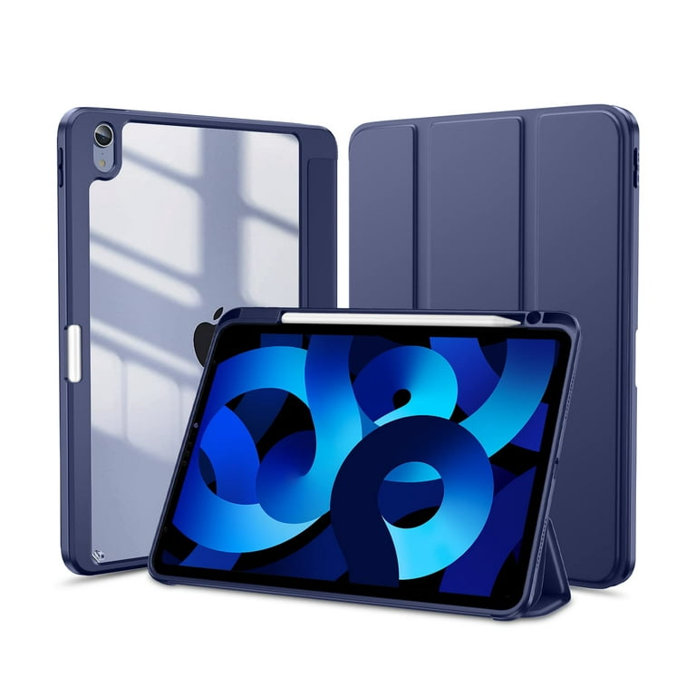 Pencil 2020 Holder,Blue iPad Comvin for 10.9 Case,Slim Case 2022 4th Apple iPad inch Generation Air with Cover 5th