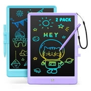 Comvin 2 Pack LCD Writing Tablet for Kids, 8.5 Inch Colorful Drawing Tablet Drawing Pad Electronic Doodle Board, Educational Learning Toys Birthday Gifts for Boys Girls Age 3 4 5 6 7 8