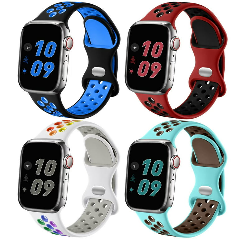Silicone iWatch Band For Apple Watch Ultra iWatch Series 9 8 7 6 5