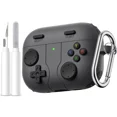 thumbnail image 1 of Comvin Compatible with Apple Airpods Pro 3 Case Cover with Cleaner Kit, Cool Funny Silicone Protective Case for AirPods Pro 3rd Generation Case (2025) for Men Boy,Black, 1 of 9