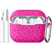 Comvin Compatible with AirPods Pro 3 Case Cover(2025), Soft Leopard Engraved Silicone Case for Apple Airpods Pro 3rd Gen