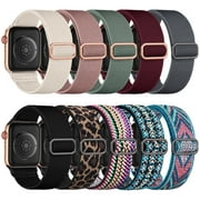 Comvin Compatible With Apple Watch Bands 40mm 38mm 41mm 42mm 44mm 45mm 49mm for Women Men, Elastic Solo Loop Fits For iWatch Ultra SE Series 11 10 9 8 7 6 5 4 3