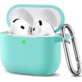 thumbnail image 1 of Comvin Silicone Case Compatible With Airpods 4 Generation, for Women Men, Light Blue, 1 of 7