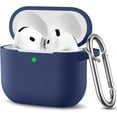 thumbnail image 1 of Comvin Compatible With Airpods 4 Case for Women Men, Soft Silicone Case Fits For Airpods 4th Generation 2024, Navy Blue, 1 of 8