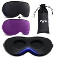 thumbnail image 1 of Comvin 3D Sleep Masks for Women Men, Memory Foam Eye Masks for Sleep Blackout, 2 Pack, 1 of 10