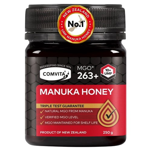 Comvita Manuka Honey MGO 263+ (UMF 10+) 250g, British Import (Pack of 2)