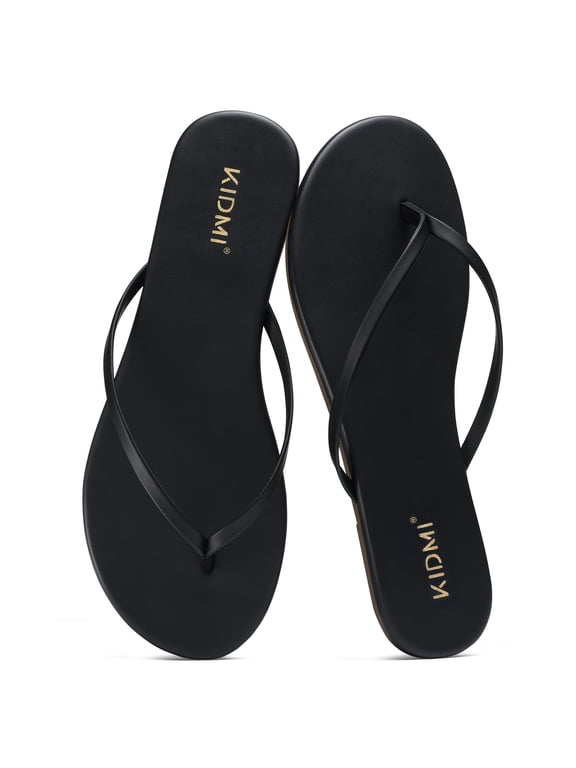 Comfortable Summer Beach Women's Flip Flops, Lightweight Flats Women's Sandals Indoor Outdoor