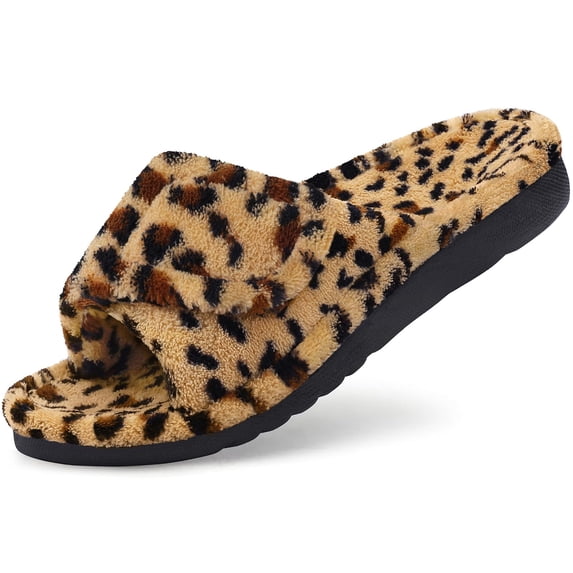 Comwarm Women's Orthotic Arch Support Fuzzy Slippers