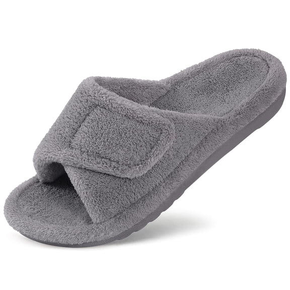 Comwarm Women's Orthotic Arch Support Slippers Confortable Fuzzy Slippers for Women Cozy Furry Indoor House Slippers for Ladies