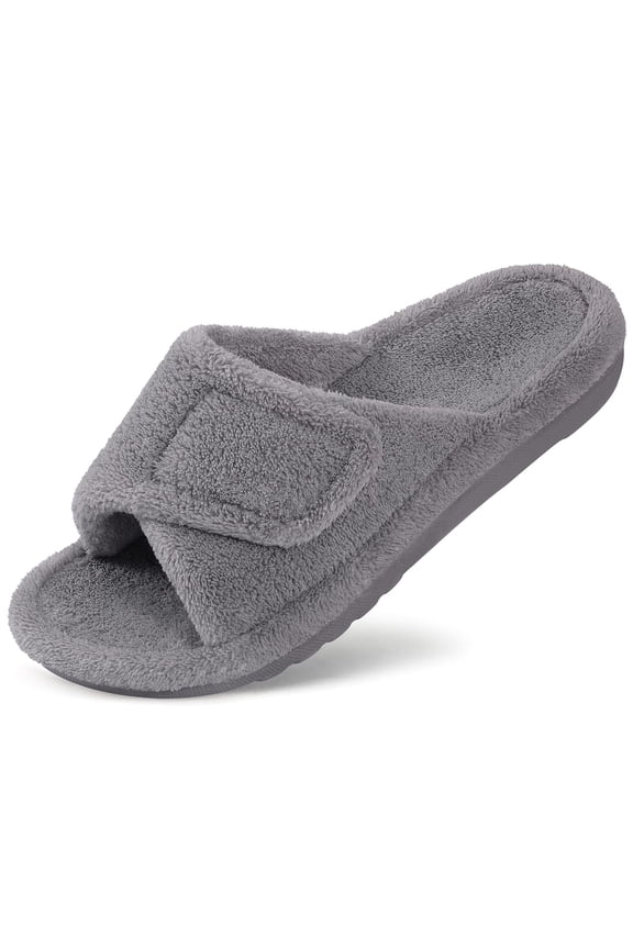 Women's Orthotic Arch Support Slippers Confortable Fuzzy Slippers for Women Cozy Furry Indoor House Slippers for Ladies