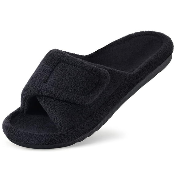 Comwarm Women's Orthotic Arch Support Slippers Confortable Fuzzy Slippers for Women Cozy Furry Indoor House Slippers for Ladies