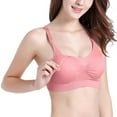 thumbnail image 1 of Comy 1PACK Full Bust Seamless Nursing Maternity Bras M-XXL Hands-free Pumping Bralette Underwear, 1 of 13