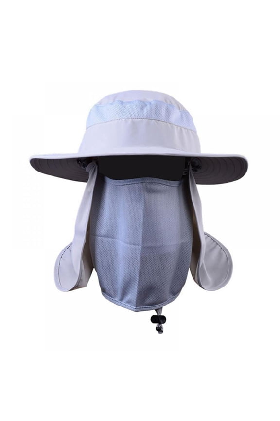Comy Outdoor UV Protection Sun Hat Visor Neck Cover Flap Cap ,360? Solar Protection UPF 50+ Sun Cap ,for Hiking Fishing