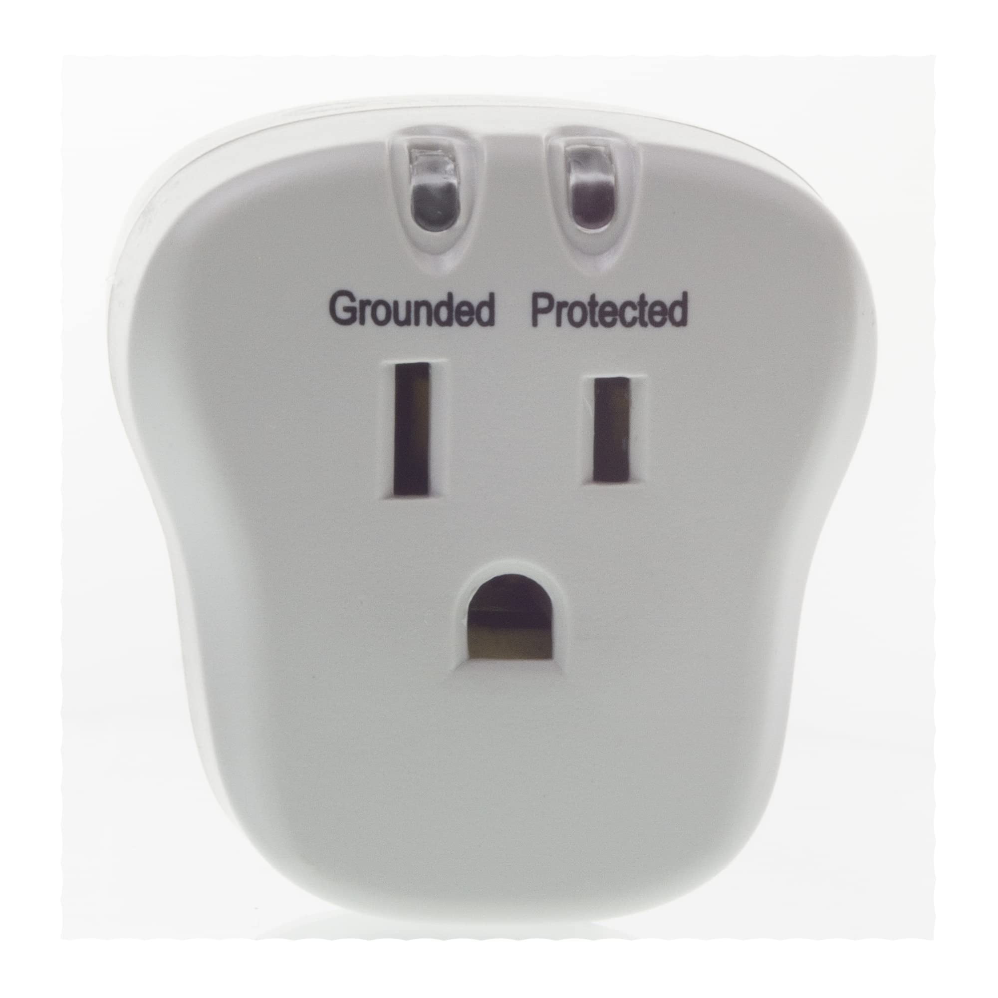 Voltage Protector Single Outlet Surge Protector Plug in for Home