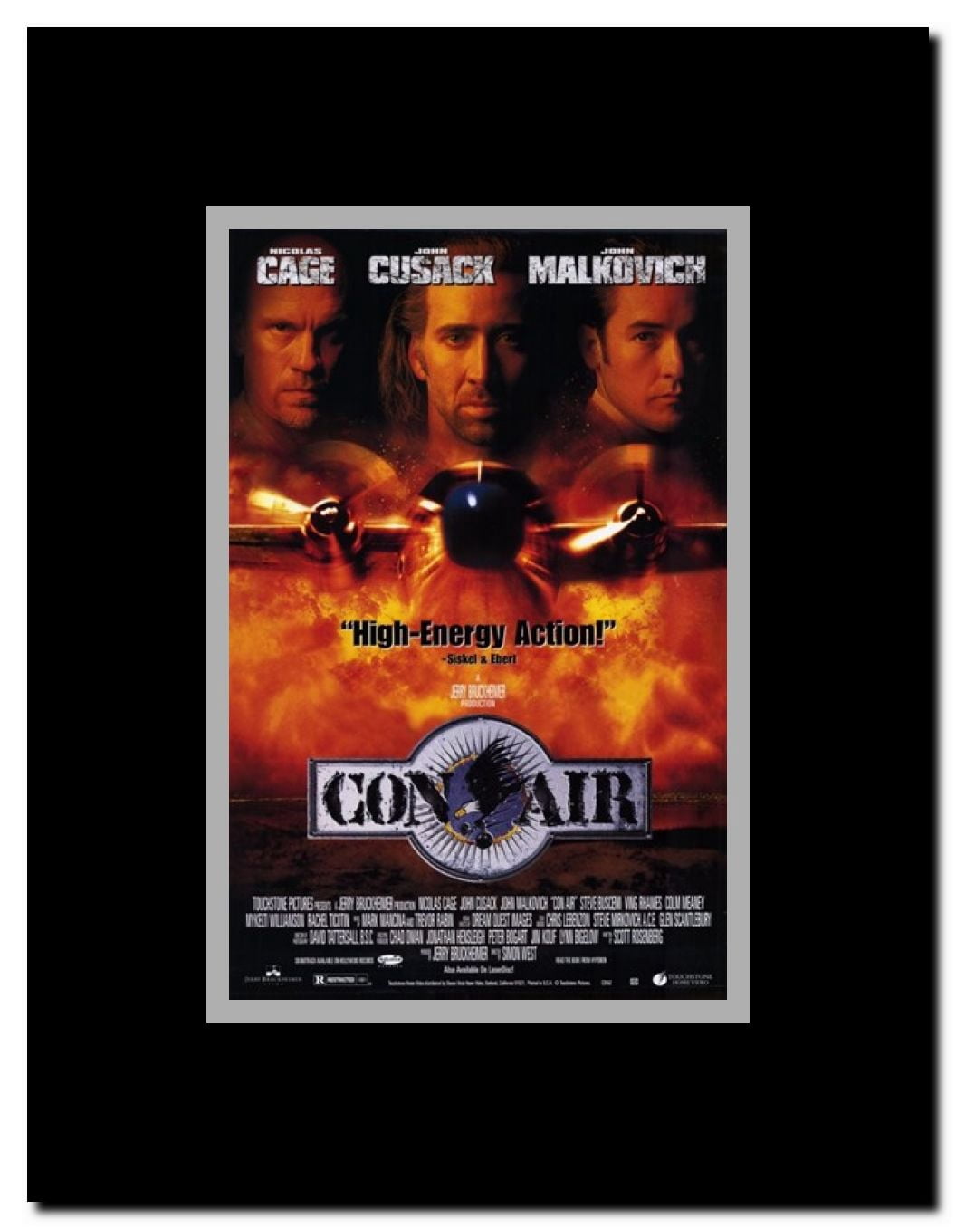 Con Air Framed Movie Poster