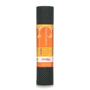 Con-Tact Brand Grip Premium Solid Thick Non-Adhesive Shelf and Drawer Liner, Black 12 in x 4ft.