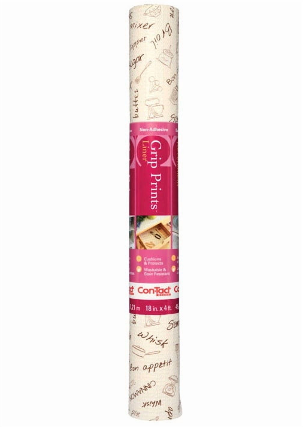 Doublure D'étagère Adhésive Grip Prints - 4 Pieds X 18 Pouces - Neuf Sous Emballage