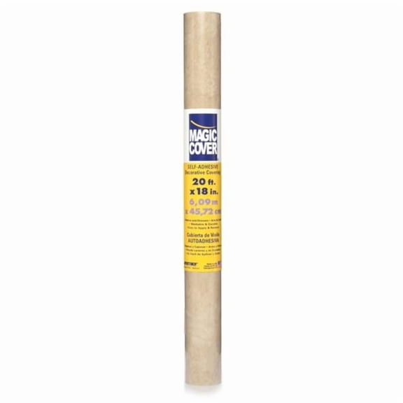 Con-Tact 6062678 16 ft. x 18 in. Self-Adhesive Shelf Liner, Marble Coffee - Pack of 6