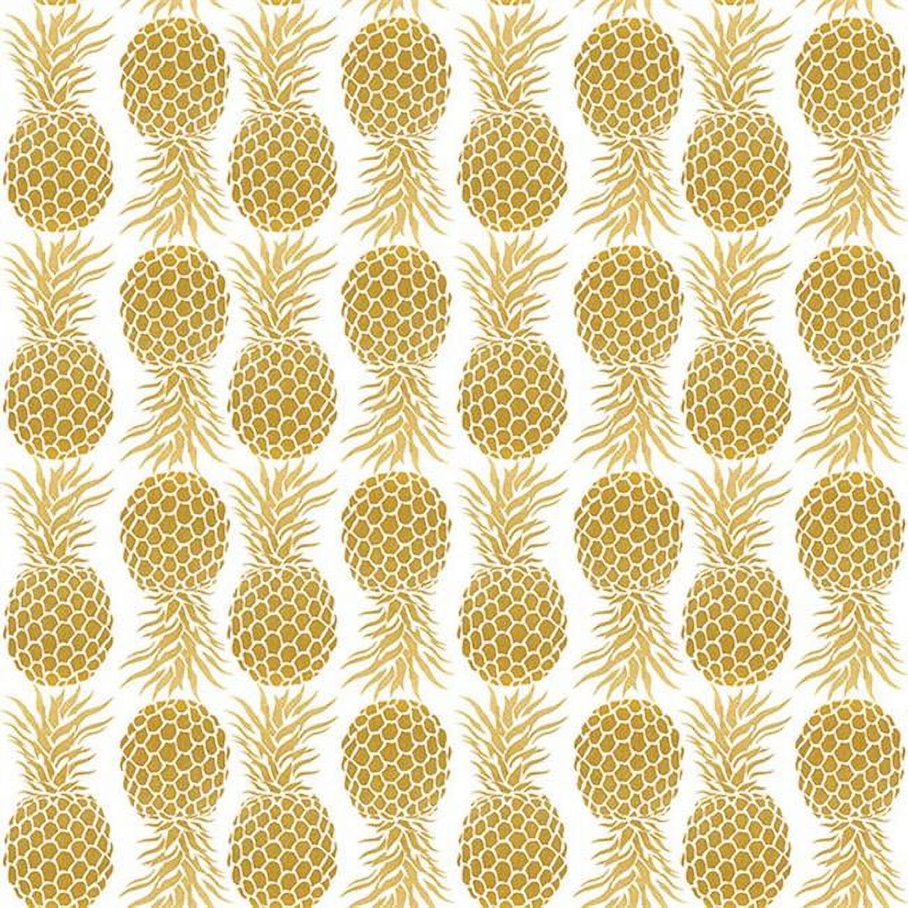 Con-Tact 6515423 9 ft. x 18 in. Self Adhesive Shelf Liner&#44; Gold Pineapple - image 1 of 2