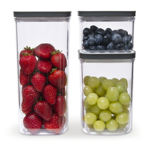 Con-Tact Brand Air-Tight Food Storage Containers with Pump, Set 4- Piece