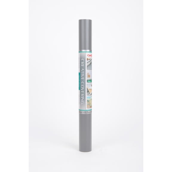 Con-Tact Brand Contact paper Adhesive Shelf Liner 18 in x 16ft, Slate Gray