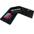 thumbnail image 1 of Con-Tact Brand Corner Desk Pad Desktop Mat Computer Table Workstation Protection, Black, 1 of 6