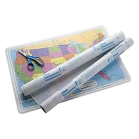Con-Tact Brand Film Roll 18" x 50 ft. Clear