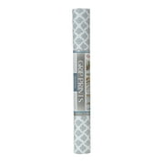Con-Tact Brand Grip Prints Non-Adhesive Shelf Liner, Talisman Pale Gray , 18” x 4'