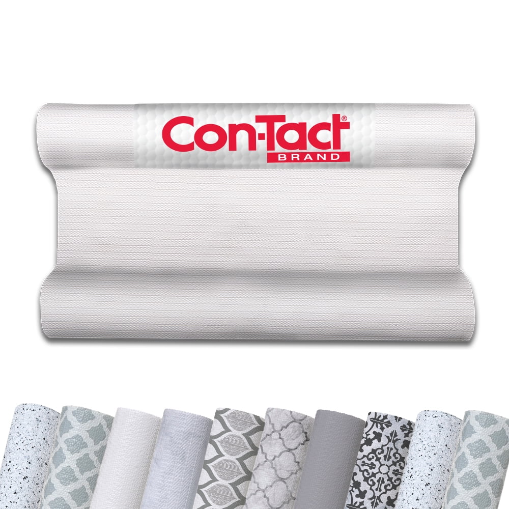Con-Tact Grip Prints 18 in. x 4 ft. Black, Gray and White Granite Non-Adhesive  Shelf and Drawer Liner (6-Rolls) 04F-C7HQ6-06 - The Home Depot