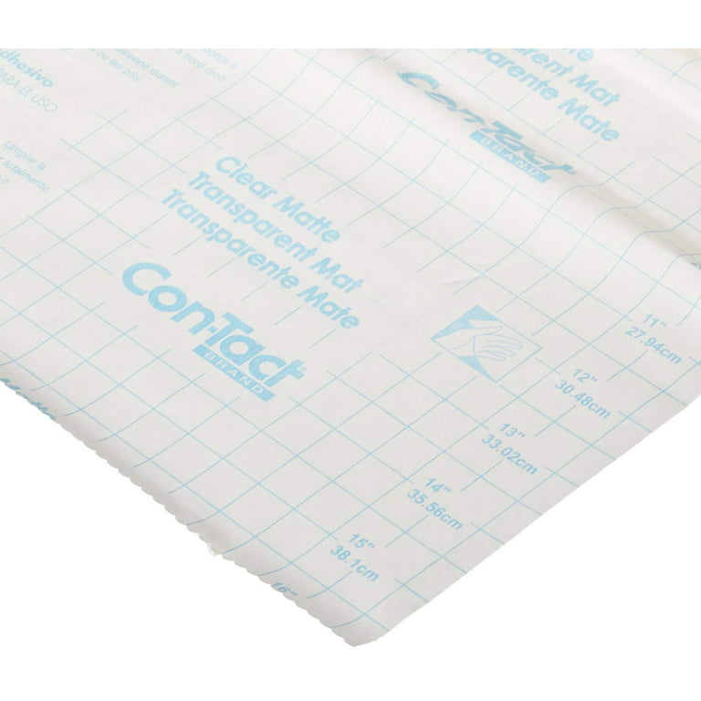Con-tact Self Adhesive Shelf Paper, Clear, 18 x 9