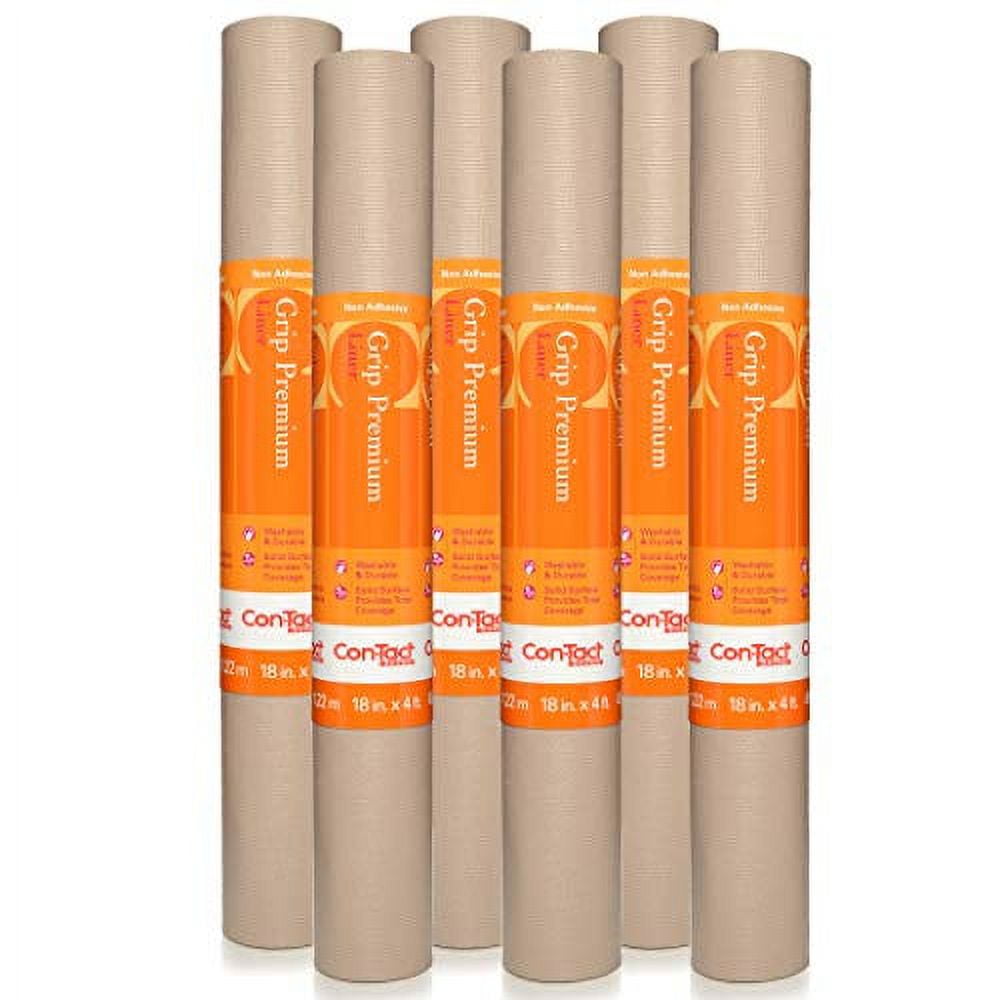 Con-Tact Grip Premium 20 in. x 4 ft. Alloy Grey Non-Adhesive Thick