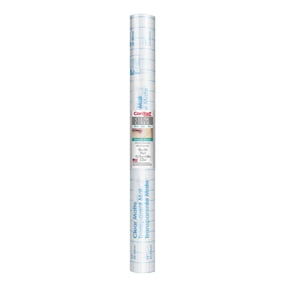 Con-Tact Creative Covering Clear Matte Vinyl, 18 in. x 16 ft., Ideal Use for Surface Protection and Shelf Organization