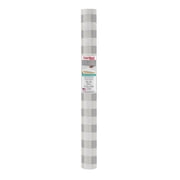 Con-Tact Creative Covering  Printed Vinyl Top - Gingham Gray, 18 in. x 16 ft., Designed to Help with Surface Protection and Shelf Organization
